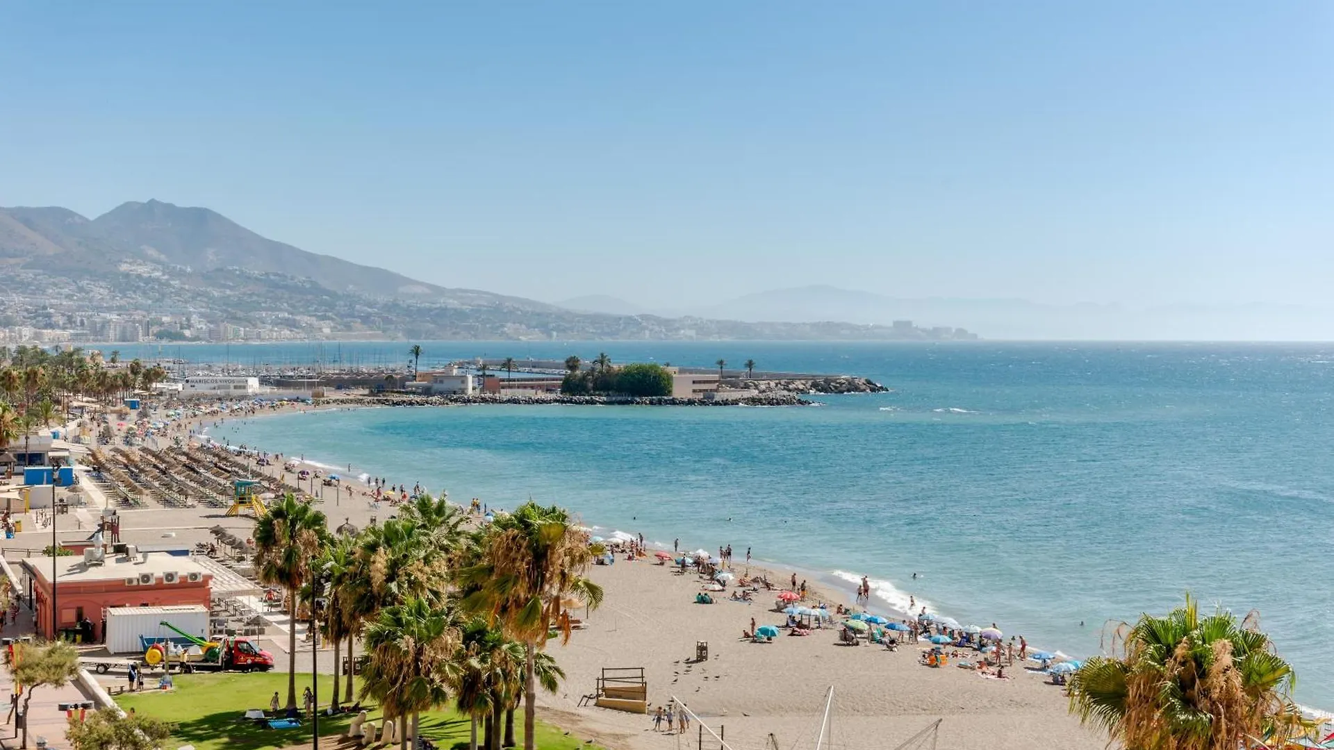 Wintowinrentals Relax & Frontal Sea View In Fuengirola Appartement